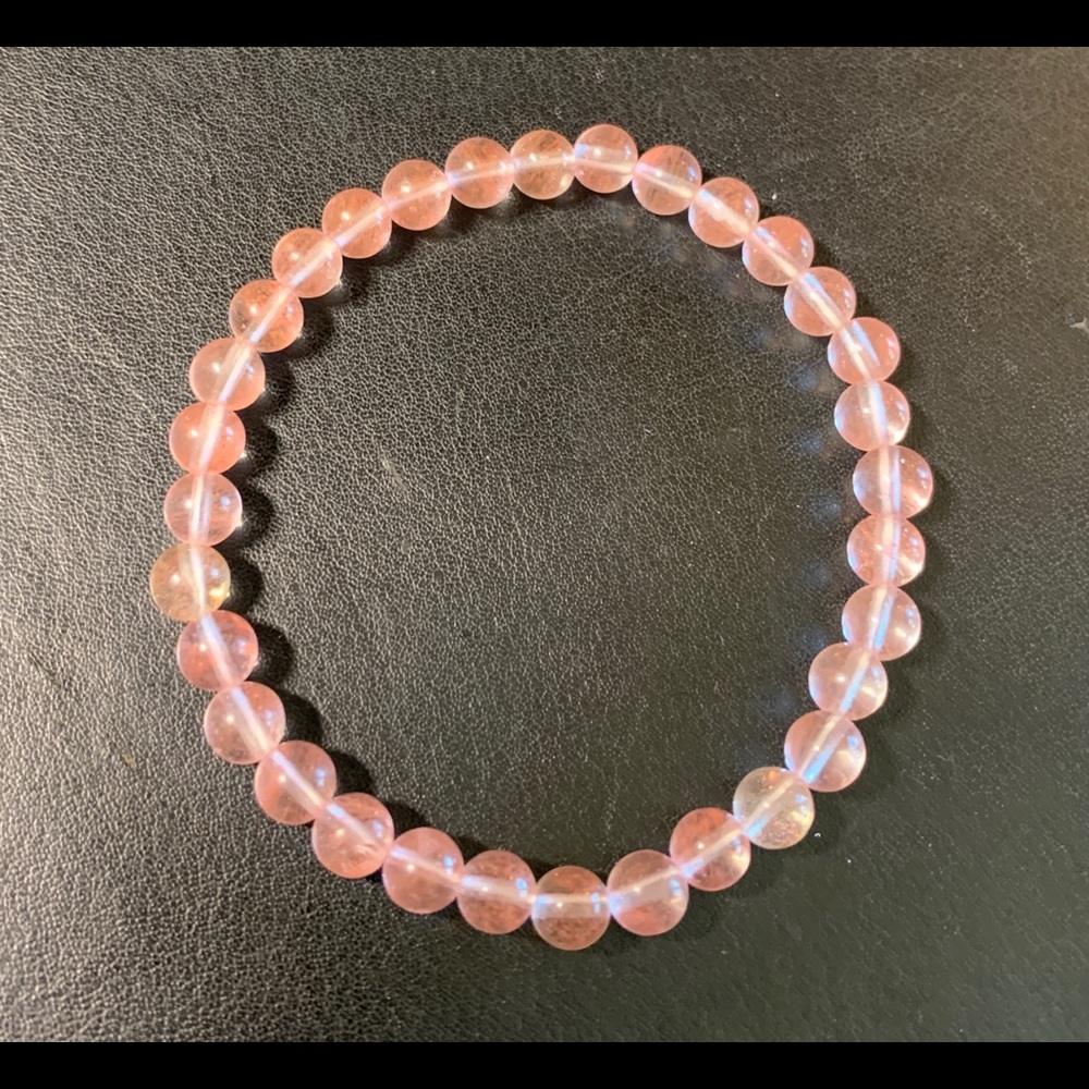 💕Pink Quartz Mindfulness Gems 🌈. Bracelet